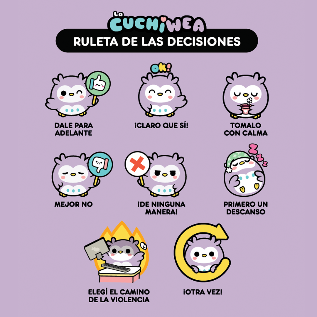 Ruleta de la decisión - La Cuchiwea 🦉💖 - Imagen 2