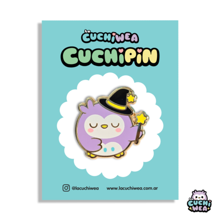 Maguito Cuchiwea 🦉🪄 - Hard enamel pin