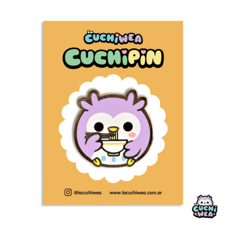 Ramen Cuchiwea 🦉🍜 - Hard enamel pin