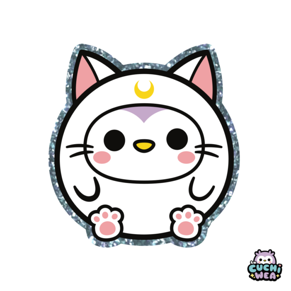 Sticker de vinilo - CuchiGato Artemis
